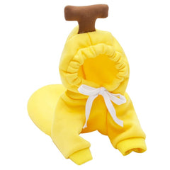 Plush Polyester Dog Hoodie for Small Breeds - Autumn & Winter