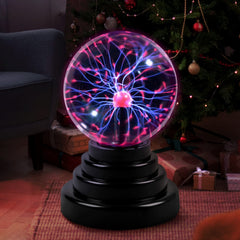 Plasma Ball Science Toy for Kids – Touch-Sensitive Decorative Globe Lamp, 3 Inch