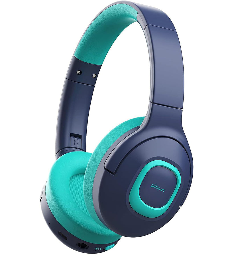 Picun E5 Kids Bluetooth Headphones with Microphone Foldable Kids Wireless Headphones with Volume Limit 85dB/93dB Bluetooth 5.3 Sharing Function Over-Ear Toddler Headphones for School/iPad/Tablet