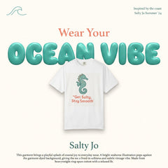 Seahorse Fun Graphic T-Shirt — Catchy Beachy Ocean Vibe