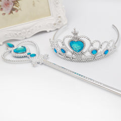 Crown Magic Wand and Children's Headband Set