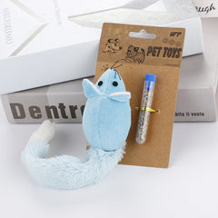Catnip Plush Mouse Cat Toy – Mint Refill Included, Multiple Colors