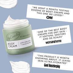 Natural Body Cream with Aloe Vera + Cocoa Butter
