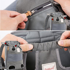 Breathable Mesh Pet Backpack | Travel & Hiking Carrier for Dogs & Cats