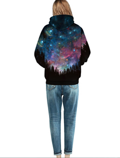 3D Starry Sky Hoodie with Hood