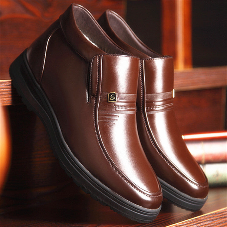 Men's Plus Velvet Warm Cotton Shoes