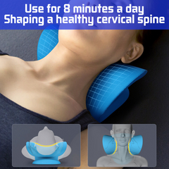 Cervical Neck Stretcher & Massage Pillow | Spine Decompression & Pain Relief