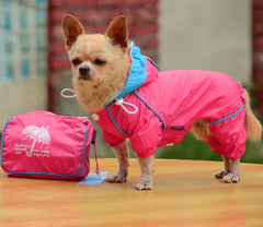 Thickened Double-Layer Pet Raincoat with Carry Bag