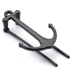 Anchor and Steering Wheel Metal Bookmarks Set