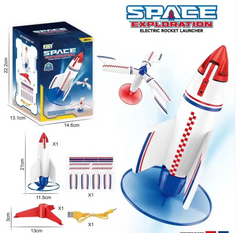 Kids Space Rocket Launch Toy – Interactive STEM Toy for Boys & Girls