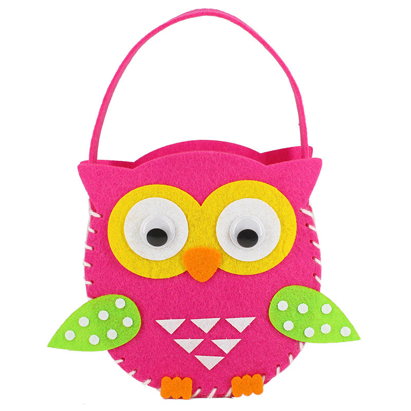 Children's Handmade Fabric Bag Weaving DIY Material Kit