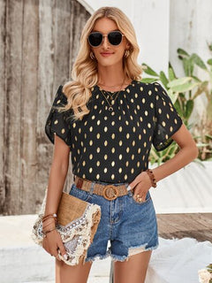 Amy Petal Sleeve Blouse
