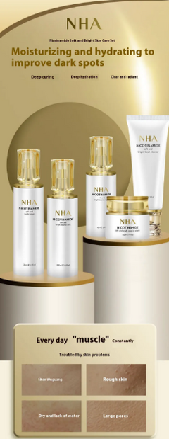 Nicotinamide Brightening Skincare Set with Niacinamide & Vitamin B3