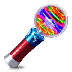 Light Up Magic Ball Wand Toy for Kids – Flashing LED Spinning Light Show