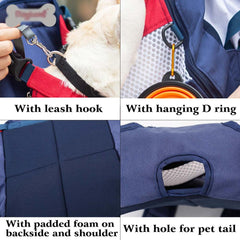 Breathable Mesh Pet Backpack | Travel & Hiking Carrier for Dogs & Cats