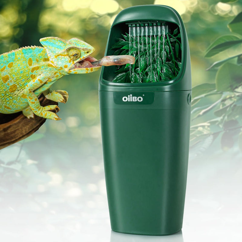 OiiBO Reptile Water Fountain – Adjustable Flow, Dual Filtration, 800ml, Ultra-Quiet for Lizards, Chameleons & Bearded Dragons