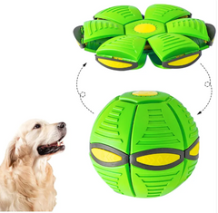 Magic UFO Flying Disc Ball Dog Toy with LED Lights