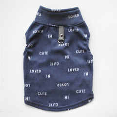 Dog Autumn/Winter Polar Fleece Sweater with Collar