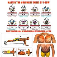 28-in-1 Push Up Board System - Home Gym Push Up Rack for Full Body Workout