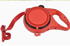 Dog Leash with Built-In Water Bottle - Portable Outdoor Set