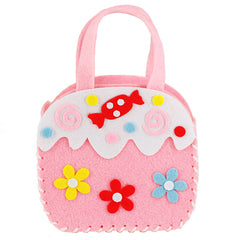 Children's Handmade Fabric Bag Weaving DIY Material Kit