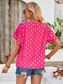 Amy Petal Sleeve Blouse