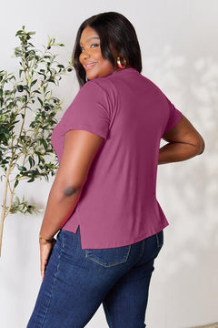 Essential Round-Neck Short Sleeve Top