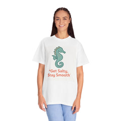 Seahorse Fun Graphic T-Shirt — Catchy Beachy Ocean Vibe