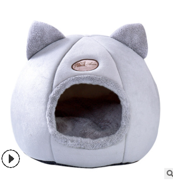 Cozy Cat Bed for Deep Sleep & Pet Comfort