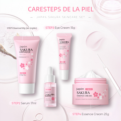 Japanese Sakura Skincare Set – 4-Piece Hydrating Collection