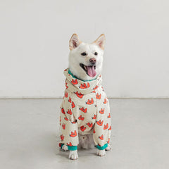 Hooded Raincoat for Dogs - Fashionable Four-Legged Design