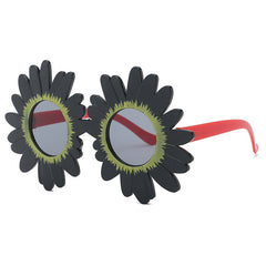 Daisy Flower Sunglasses – Funny UV Protection Beach & Festival Glasses