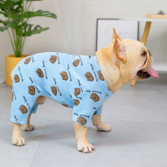 Printed Cotton Dog Outfit for Small Breeds