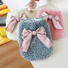 Warm Fleece Dog Vest | Fall & Winter Shearling Jacket for Small Breeds