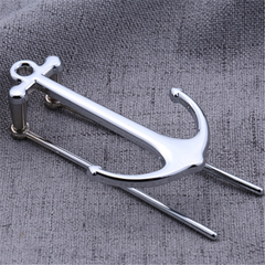 Anchor and Steering Wheel Metal Bookmarks Set