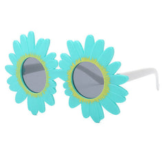 Daisy Flower Sunglasses – Funny UV Protection Beach & Festival Glasses