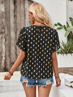 Amy Petal Sleeve Blouse
