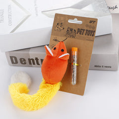 Catnip Plush Mouse Cat Toy – Mint Refill Included, Multiple Colors