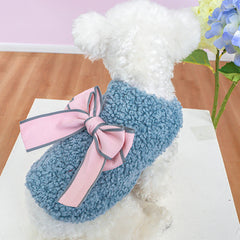 Warm Fleece Dog Vest | Fall & Winter Shearling Jacket for Small Breeds