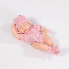 Mini Soft Silicone Baby Doll - Cute Gift for Girls