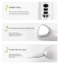 RF Beauty Device for Skin Brightening and Serum Infusion