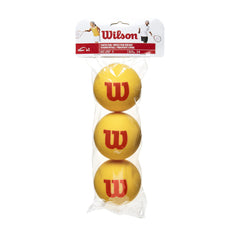 Wilson Starter Foam Tennis Ball – 3-Pack, Orange | Beginner Tennis for Kids
