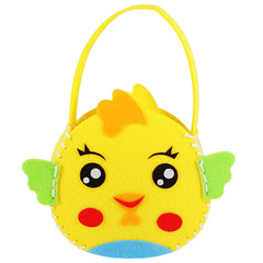 Children's Handmade Fabric Bag Weaving DIY Material Kit