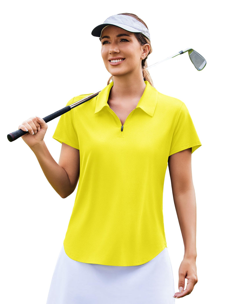 PINSPARK Women's Golf Polo Shirt – UPF 50+ Sun Protection