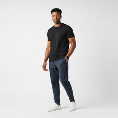 Elijah Black Short Sleeve Crew