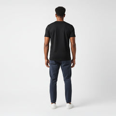 Elijah Black Short Sleeve Crew