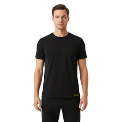 Elijah Black Short Sleeve Crew