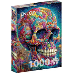 Quirky Skull 1000 Piece Jigsaw Puzzle
