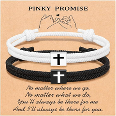 Milan Rope Braided Cross Bracelet