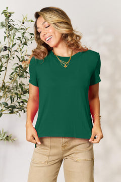 Essential Round-Neck Short Sleeve Top